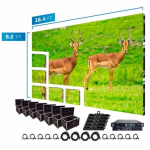 LED Screen Panels 16.4' x 8.2' P3.91mm Indoor