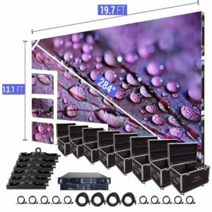 LED Screen Panels 19.7' x 13.1' P3.91mm Indoor