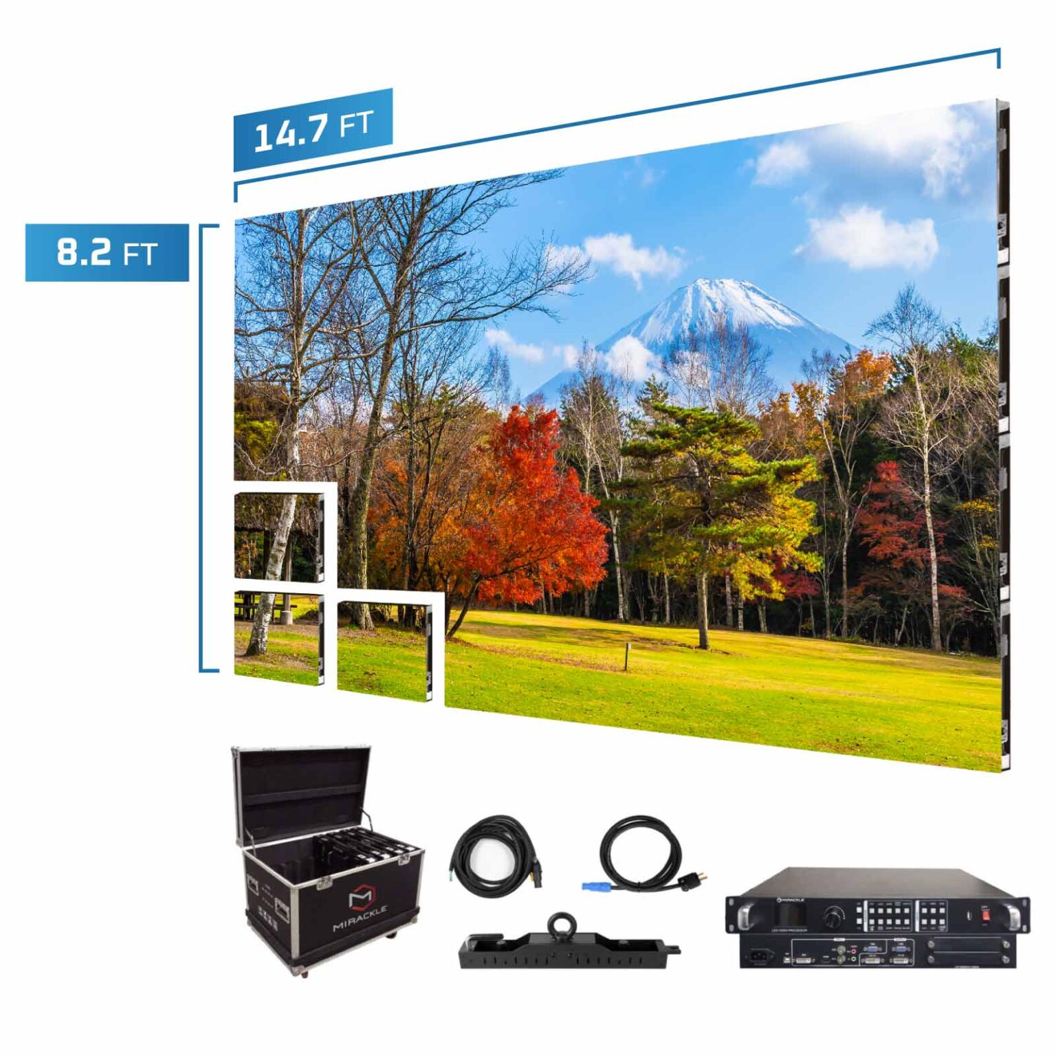 LED-Video-Wall-14.7-x-8.2-P2.5mm-Ideal-for-Multimedia-16-9-Aspect-Ratio