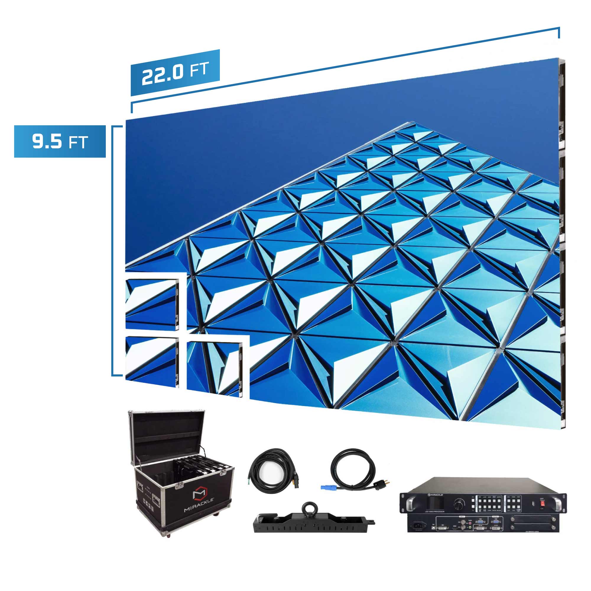 LED Screen Panels 22′ x 9.45′ P2.5mm 960x960 Indoor Turn-key - Led ...