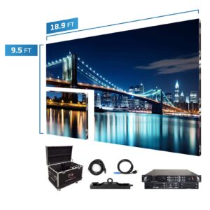 LED Screen Panels 18.9′ x 9.45′ P4.0 960x960 Indoor