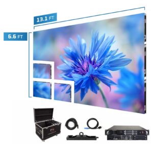 LED Screen Panels 13.1′ x 6.6′ P2.5mm Curved Indoor Turn-key