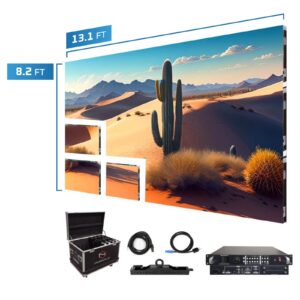 LED Screen Panels 13.1′ x 8.2′ P2.5mm Curved Indoor Turn-key