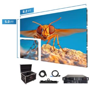 LED Screen Panels 8.2′ x 5′ P2.5mm Curved Indoor Turn-key