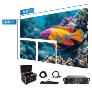 LED Screen Panels 9.8′ x 6.6′ P2.5mm Curved Indoor Turn-key