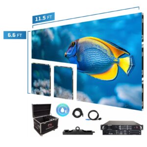 LED Video Wall Screen 11.5' x 6.6' P2.97mm Outdoor Double Turn-key