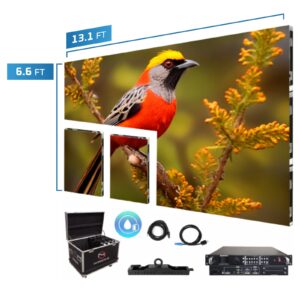 LED Video Wall Screen 13.1' x 6.6' P2.97mm Outdoor Double Turn-key