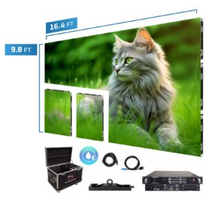 LED Video Wall Screen 16.4' x 9.8' P2.97mm Outdoor Double  Turn-key