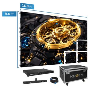 KRØEN High End GOB 231″ (16.8’x9.4′) P1.25mm Turn-Key Wall
