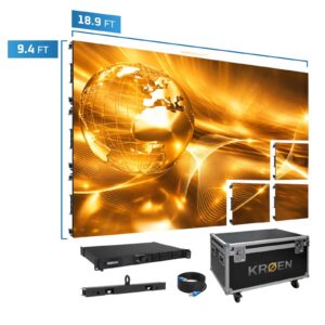 KRØEN High End GOB 253″ (18.9’x9.4′) P1.25mm Turn-Key Wall