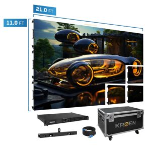 KRØEN High End GOB 284″ (21’x11′) P1.25mm Turn-Key Wall