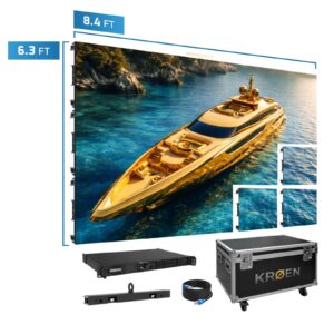 KRØEN High End GOB 126″ (8.4’x6.3′) P1.25mm Turn-Key Wall
